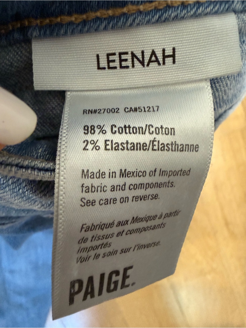 Paige Leenah Wide-Leg Jeans - Picture 5 of 7